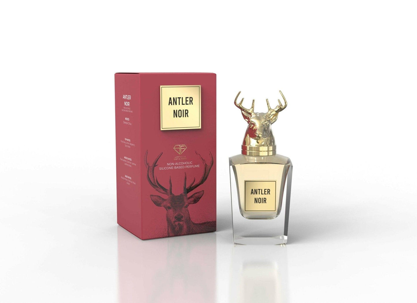 Antler Noir Silicone Non Alcoholic Perfume For Men Perfume ROYAL FRAGRANCES